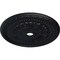 Ekena Millwork Palmetto Ceiling Medallion (Fits Canopies up to 7 5/8"), 31 1/2"OD x 3 5/8"ID x 1 3/4"P, Steel Gray CM31PMSGS - alternate 4